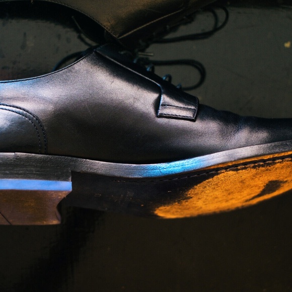 Jil Sander Derbies -  SS11 Archive Blue Sole by Raf Simons, US10 / EU43